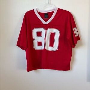Pacsun one size red and white jersey
